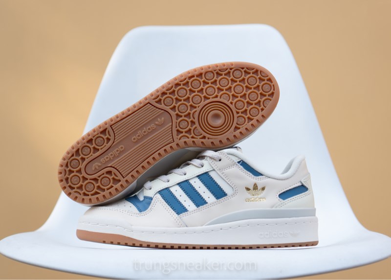 Gi Y Adidas Forum Low Cream Blue Hq