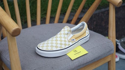 Giày Vans slip on checker yellow (N+) 507452