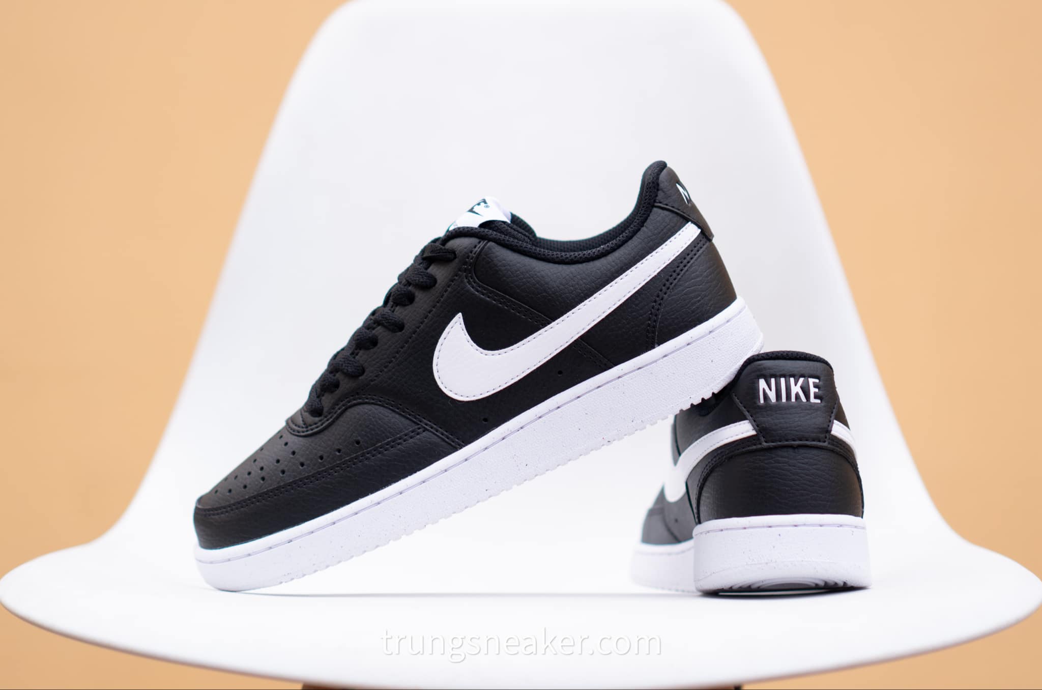 Giày Nike Court Vision Low Black White CD5463-001