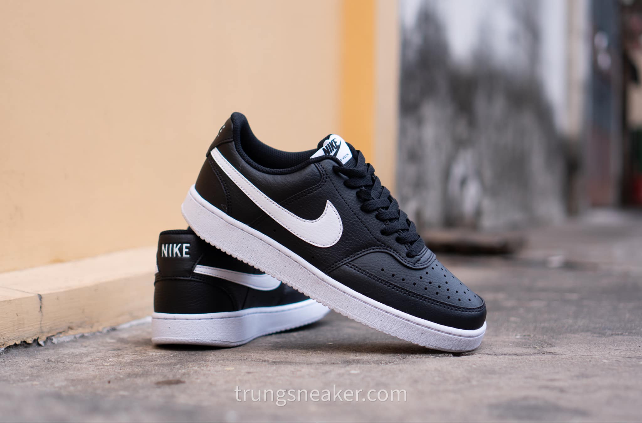 Giày Nike Court Vision Low Black White CD5463-001