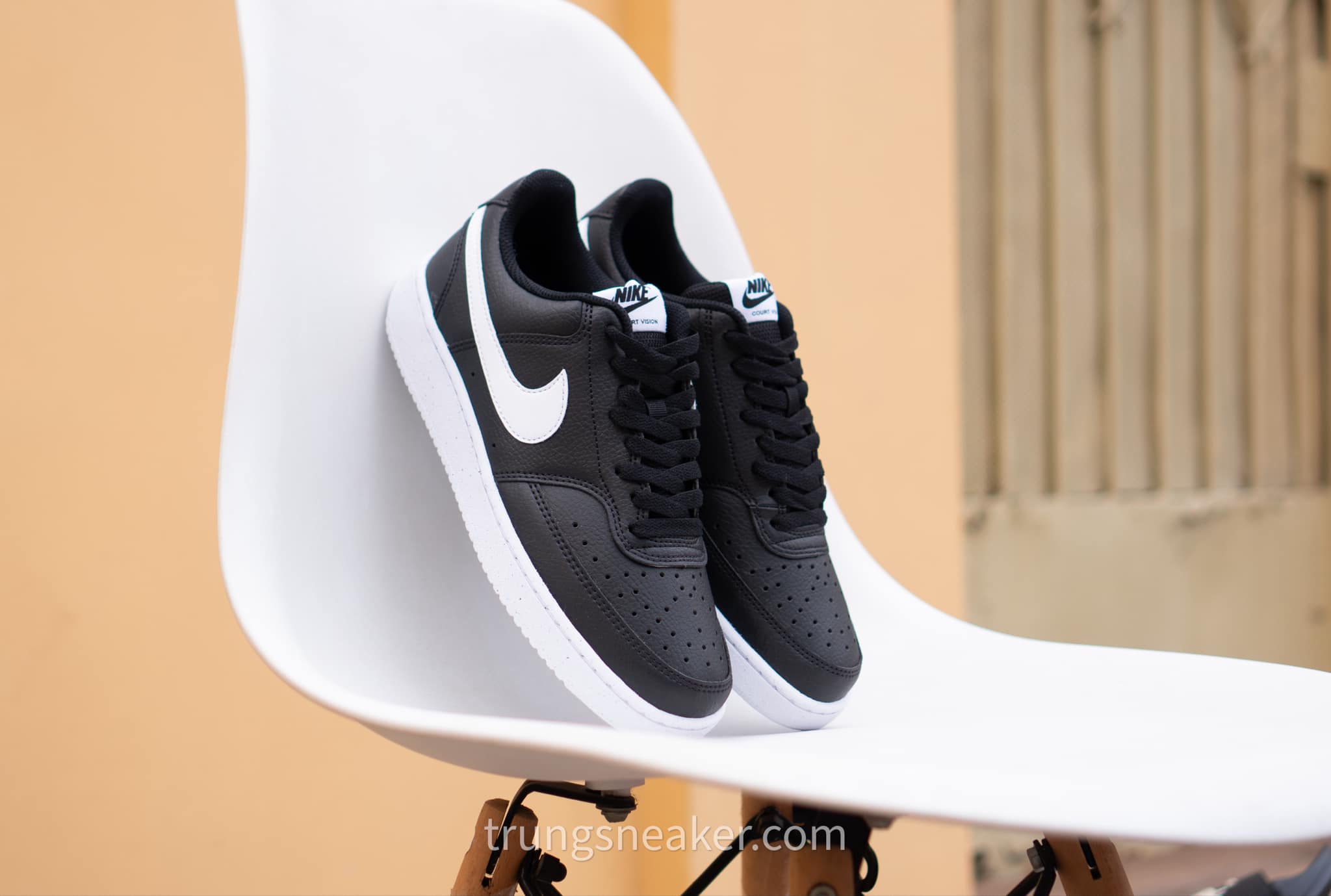 Giày Nike Court Vision Low Black White CD5463-001