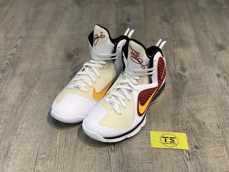 Giày Lebron 9 ID White Red (7+) 512132-991