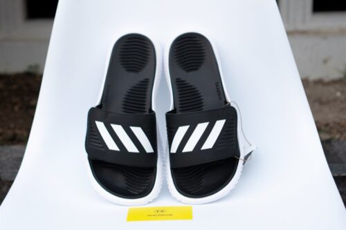 Dép adidas Alphabounce Black White BA8775 - 44.5
