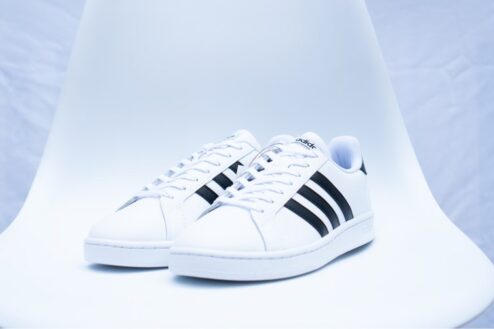 Giày adidas Grand Court White Black F36392