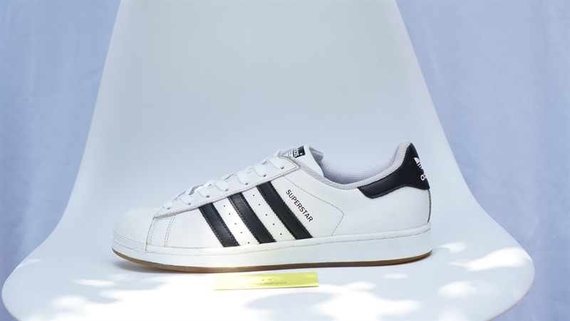 Giày Adidas Superstar White Black (N+) B49794