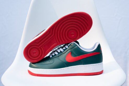 Giày Nike Air Force 1 ID Green Red AQ3778-994