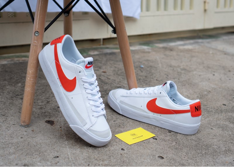 Giày Nike Blazer Low White Orange DA4074-106