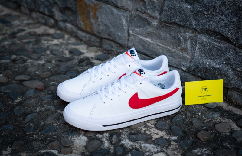 Giày Nike Court Legacy White Red CU4150-105