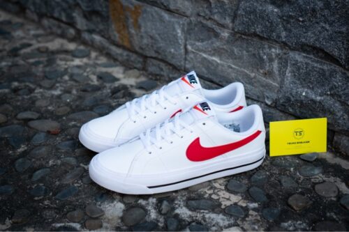 Giày Nike Court Legacy White Red DA5380-105