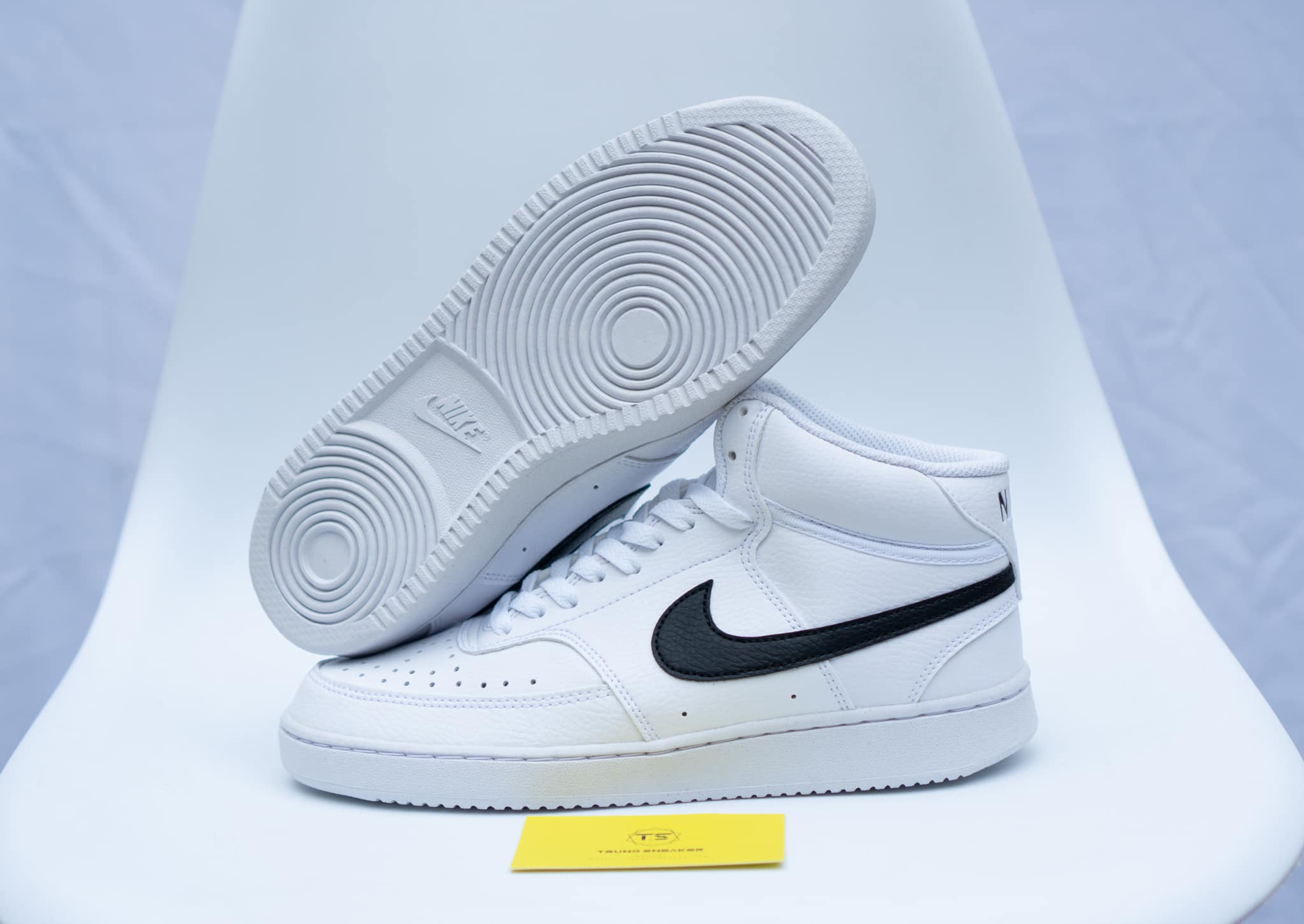 Giày Nike Court Vision Mid White Black DN3577-101