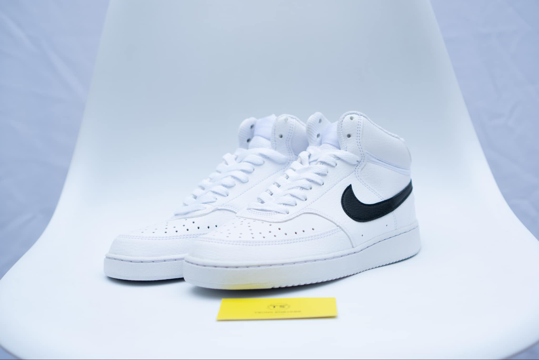 Giày Nike Court Vision Mid White Black DN3577-101