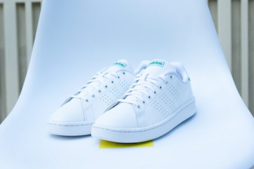 Giày Tennis adidas Advantage White Green F36424