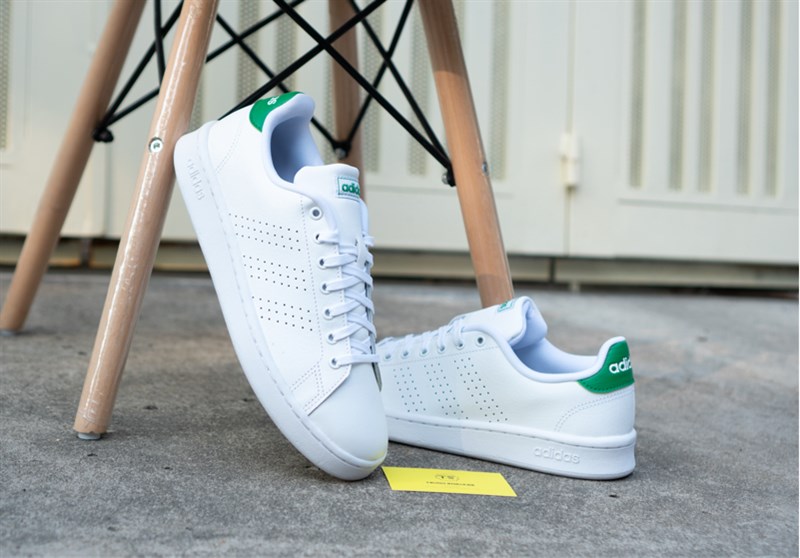 Giày Tennis adidas Advantage White Green F36424 - 42