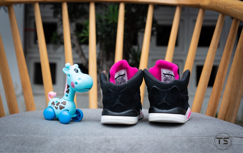 Giày trẻ em Jordan 5 Black Pink (C) 725172-029