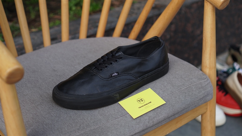 Giày Vans Authentic Black Leather (N+) 721454