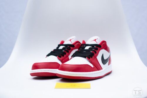 Giày Jordan 1 Low Gym Red Cus logo 553558-611 (Used)