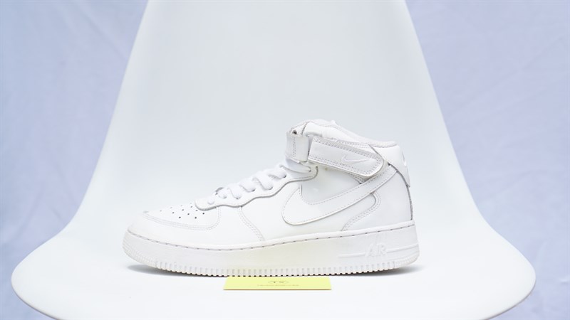 Giày Nike Air Force 1 Mid White (7) 314195-113 - 40