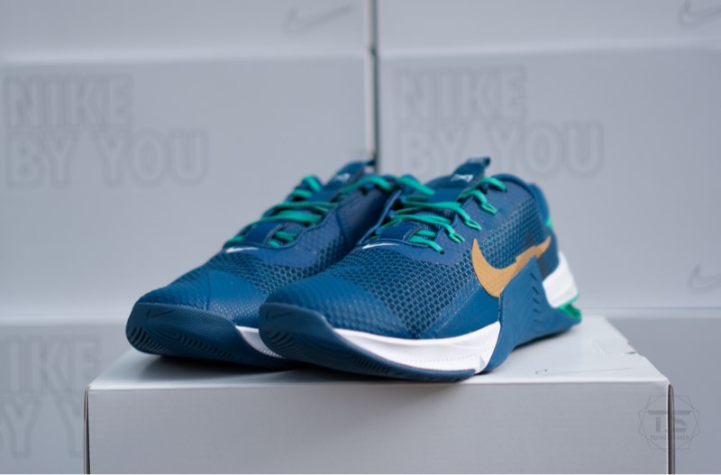 Giày tập luyện Nike Metcon 7 iD Blue Gold DJ7031-991