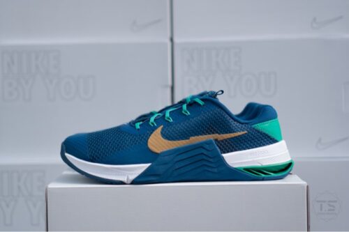 Giày tập luyện Nike Metcon 7 iD Blue Gold DJ7031-991 - 44.5