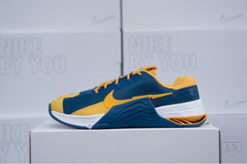 Giày tập luyện Nike Metcon 7 iD Blue Yellow DJ7031-991 - 42