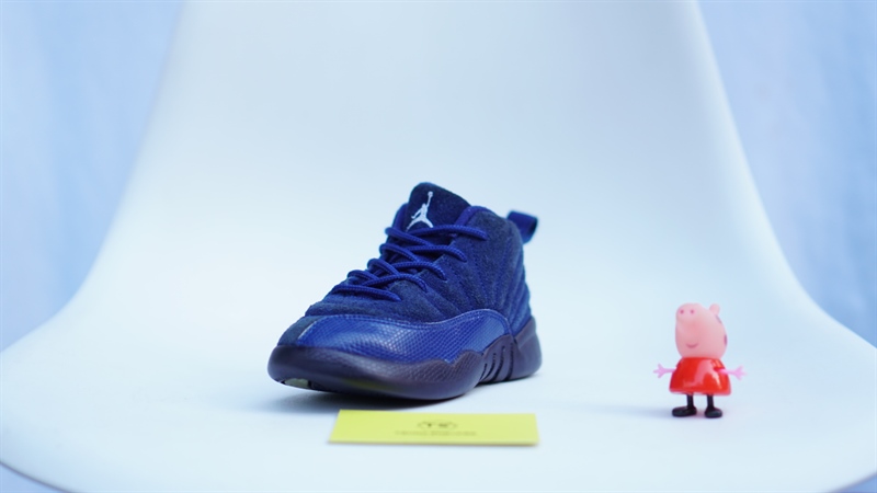 Giày trẻ em Jordan 12 Deep Blue 850000-400 Used
