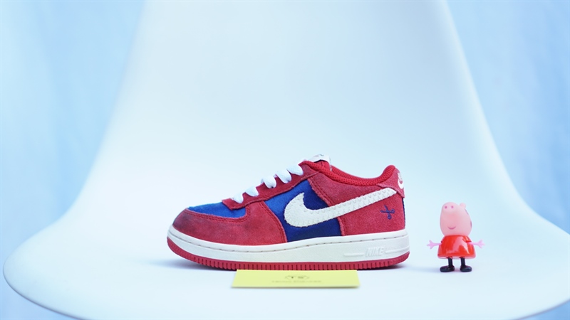 Giày trẻ em Nike Air Force 1 Red 596730-605 Used - 27