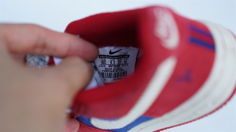 Giày trẻ em Nike Air Force 1 Red 596730-605 Used