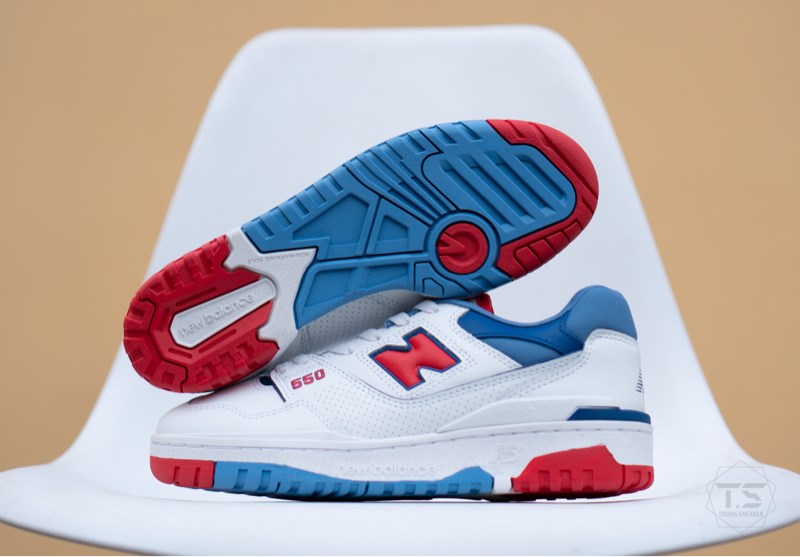 Giày New Balance 550 White Blue Red NB550NCH