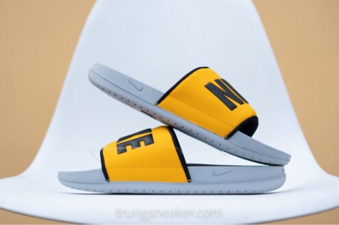 Dép chính hãng Nike Offcourt Grey Yellow BQ4639-701 - 42.5