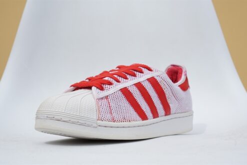 Giày Adidas Superstar Adicolor White Red S76502 2hand