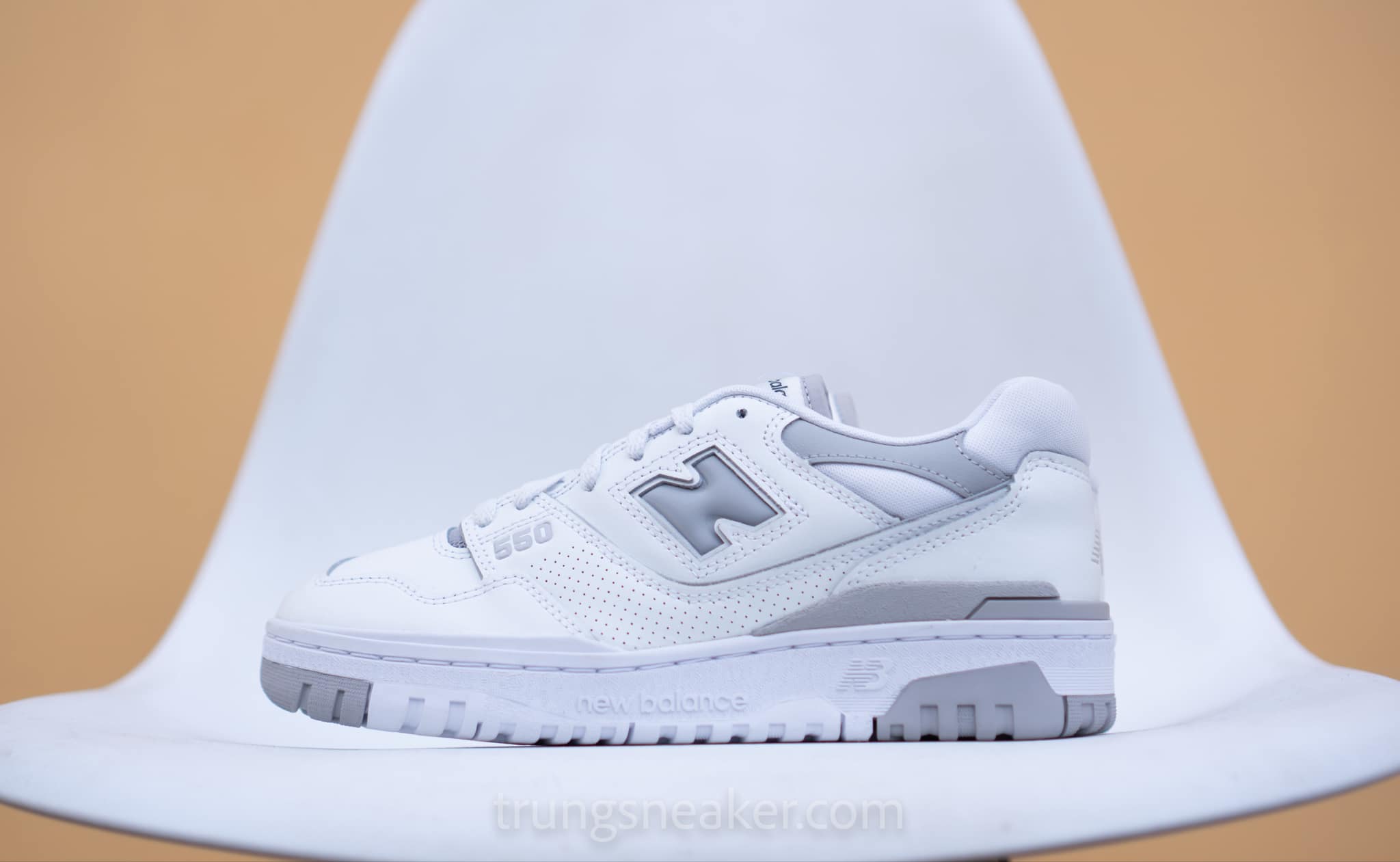 Giày New Balance 550 White Silver BBW550DB