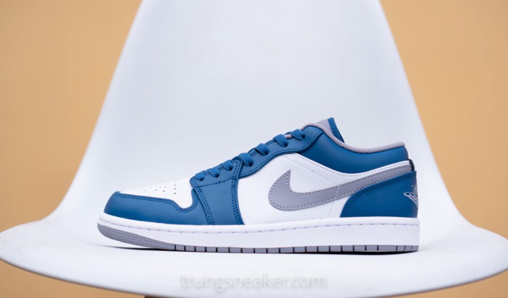 Giày Nike Air Jordan 1 Low True Blue 553558-412 - 40