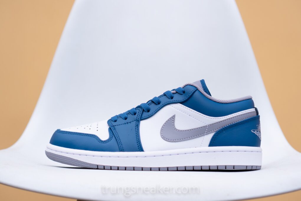 Giày Nike Air Jordan 1 Low True Blue 553558-412 - 40