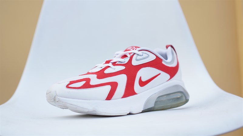 Giày Nike Air Max 200 White Red AQ2568-100 2hand 2 Giày Nike Air Max 200 White Red AQ2568-100 2hand - Ảnh 2