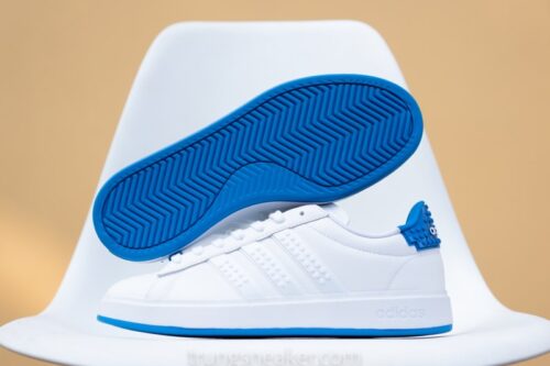 Giày Tennis Adidas Grand Court 2.0 White Blue GW7178
