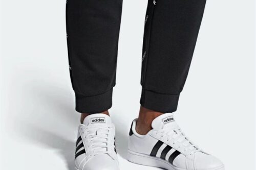 Giày adidas Grand Court White Black F36483