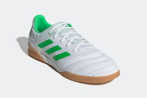 Giày đá banh adidas Copa 19.3 IN White Green BC0559
