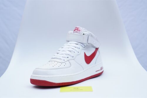 Giày Nike Air Force 1 Mid White Red (6+) 315123-108