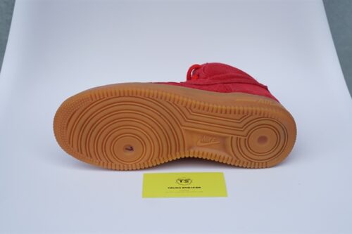 Giày Nike Air Force 1 Suede Red Gum (6) 749266-601