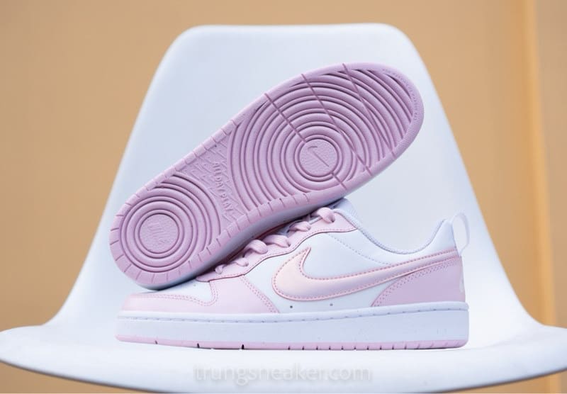 Giày Nike Court Borough 2 White Pink Pastel DV5456-105