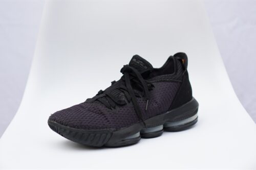 Giày Nike LeBron 16 Low Triple Black (6+) CI2668-002