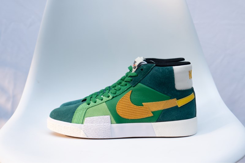 Giày Nike SB Zoom Blazer Mid Mosaic Green DA8854-300 - 44