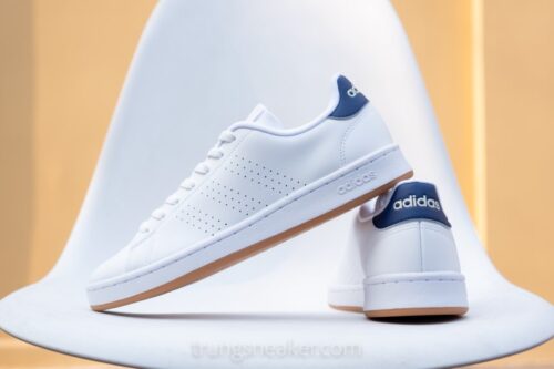 Giày Tennis Adidas Advantage White Blue GW5538