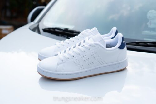 Giày Tennis Adidas Advantage White Blue GW5538