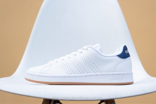 Giày Tennis Adidas Advantage White Blue GW5538 - 43
