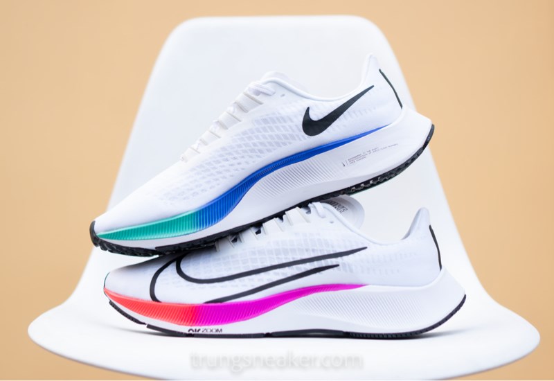 Giày chạy bộ Nike zoom Pegasus 37 White BQ9646-103 Likenew