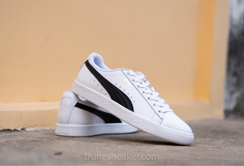 Giày Puma Clyde Leather Foil White 364669-01 Giày Puma Clyde Leather Foil White 364669-01