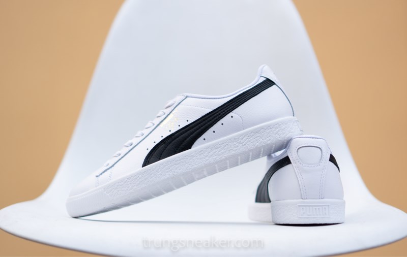 Giày Puma Clyde Leather Foil White 364669-01 Giày Puma Clyde Leather Foil White 364669-01