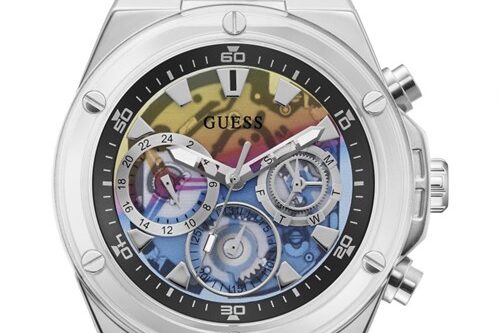 Đồng Hồ Nam Guess Silver Clear GW0525G4 46mm