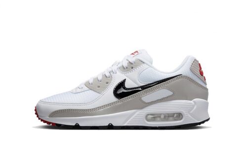 Giày Nike Air Max 90 White Grey Red DX0116-101 - 43